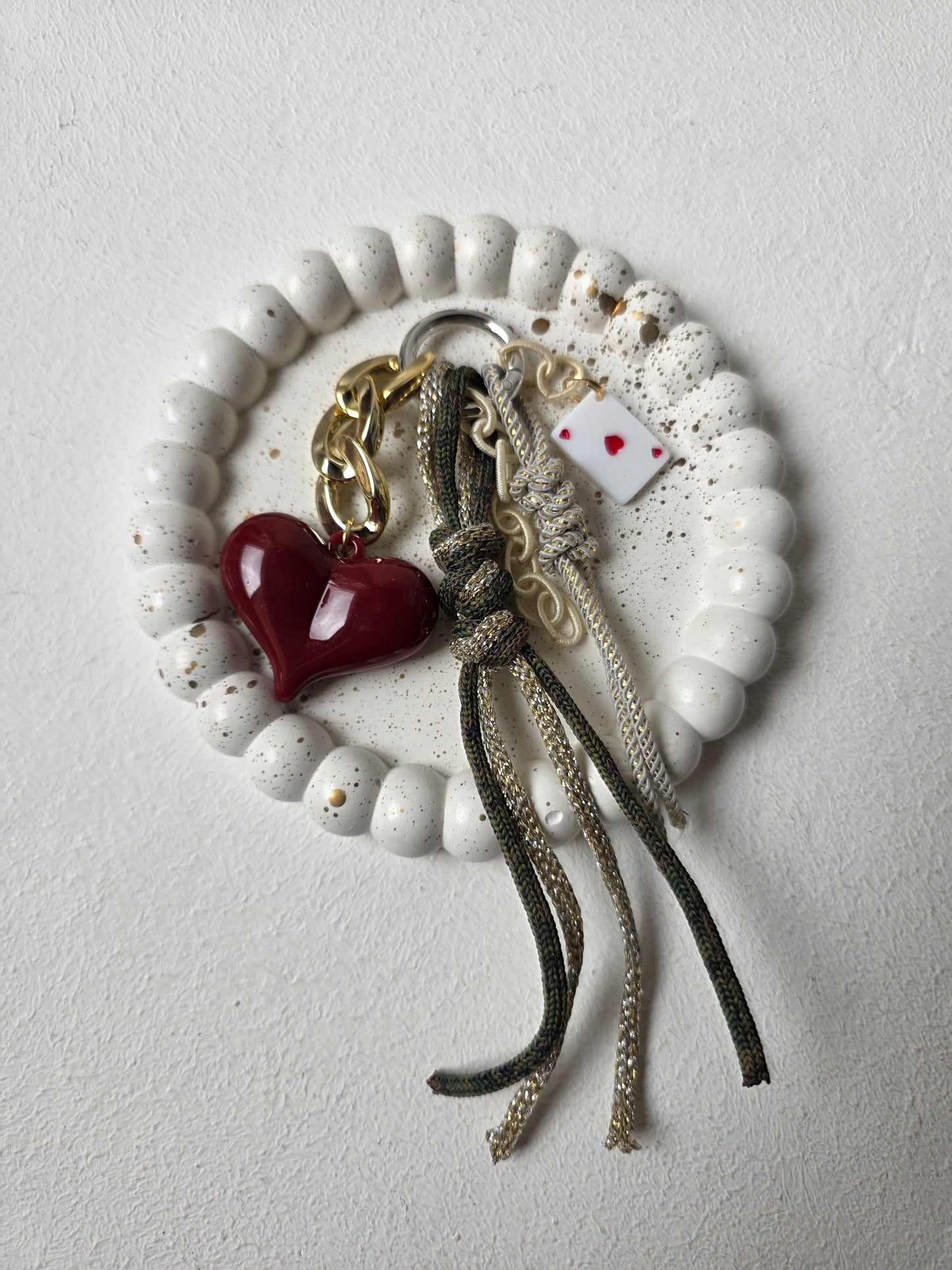 Heart Charm Keychain