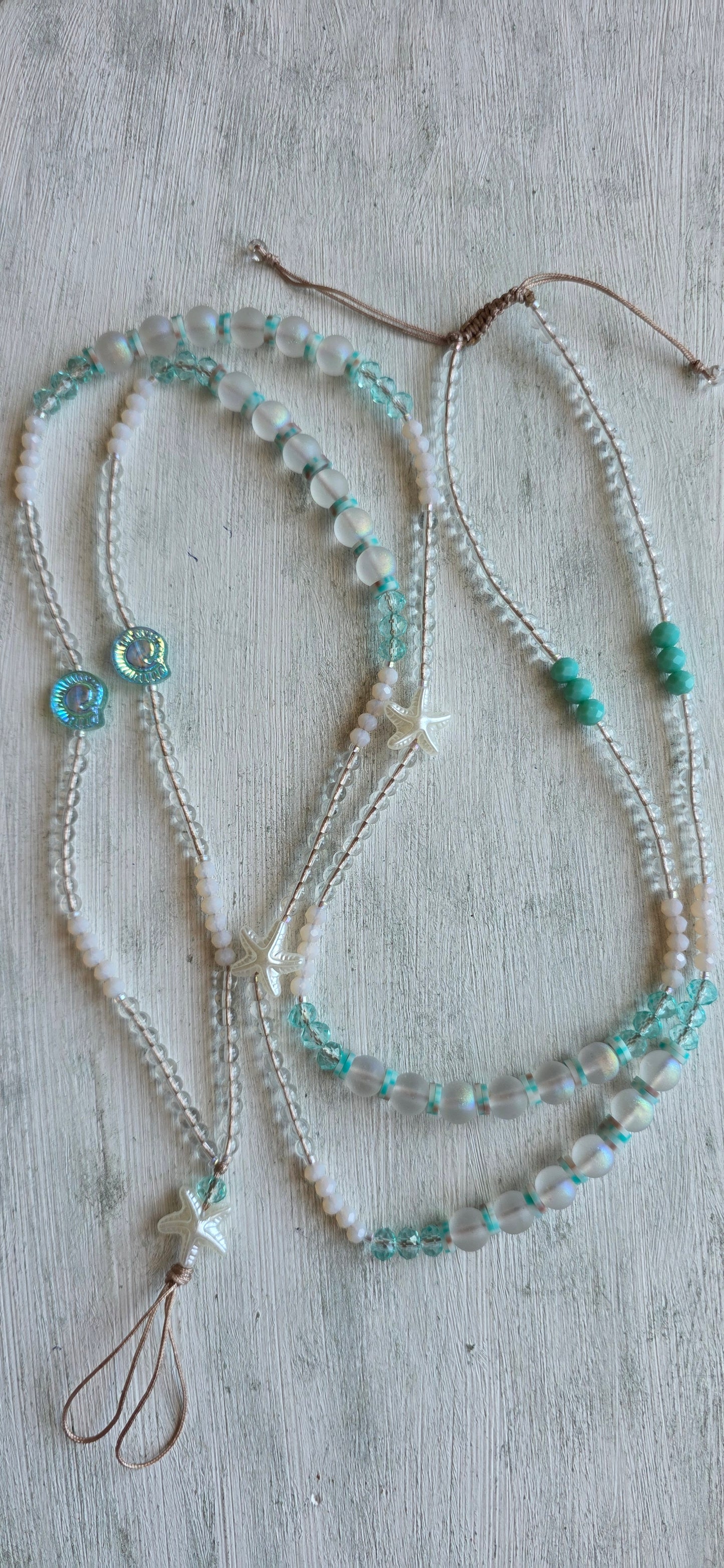 Ocean Dream Layered Beaded Necklace Set