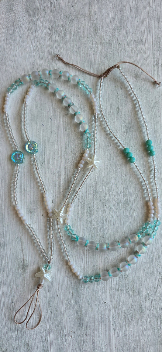 Ocean Dream Layered Beaded Necklace Set