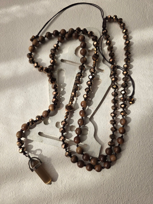 Ramadan Prayer Beads Set - Bronze Faceted Tiger's Eye